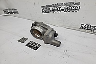 GM LS3 Throttle Body BEFORE Chrome-Like Metal Polishing and Buffing Services - Aluminum Polishing - Throttle Body Polishing