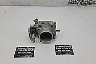 4 Cylinder Aluminum Throttle Body BEFORE Chrome-Like Metal Polishing - Aluminum Polishing - Throttle Body Polishing