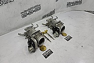 Jaguar Aluminum Throttle Bodies BEFORE Chrome-Like Metal Polishing - Aluminum Polishing - Throttle Body Polishing