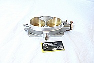 Dodge Viper Aluminum Throttle Body BEFORE Chrome-Like Metal Polishing and Buffing Services