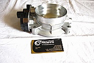 2010 Chevrolet Corvette ZR-1 Aluminum Throttle Body BEFORE Chrome-Like Metal Polishing and Buffing Services