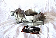 2009 Pontiac G8 GT Aluminum Throttle Body BEFORE Chrome-Like Metal Polishing and Buffing Services