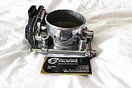 Aluminum Throttle Body BEFORE Chrome-Like Metal Polishing and Buffing Services