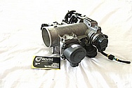 Toyota Supra 2JZ-GTE Turbo 3.0L Engine Aluminum Throttle Body BEFORE Chrome-Like Metal Polishing and Buffing Services