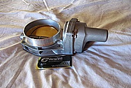 2012 Chevy LS3 Aluminum Throttle Body BEFORE Chrome-Like Metal Polishing and Buffing Services