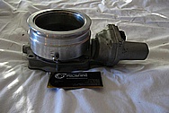 Aluminum V8 Throttle Body BEFORE Chrome-Like Metal Polishing and Buffing Services