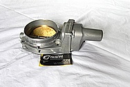 2011 Chevy Camaro Aluminum Throttle Body BEFORE Chrome-Like Metal Polishing and Buffing Services