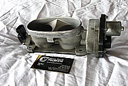 2007 Ford Mustang Aluminum Throttle Body BEFORE Chrome-Like Metal Polishing and Buffing Services