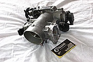 Toyota Supra 2JZ-GTE Turbo Aluminum Throttle Body BEFORE Chrome-Like Metal Polishing and Buffing Services / Restoration Services Plus Custom Traction Control Delete Services 