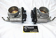 Nissan GTR Aluminum Throttle Body BEFORE Chrome-Like Metal Polishing and Buffing Services / Restoration Services