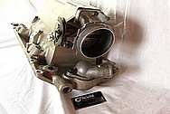 Hogans Intake Aluminum Throttle Body BEFORE Chrome-Like Metal Polishing and Buffing Services / Restoration Services