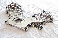 Ford Mustang Cobra Aluminum Timing Belt Cover AFTER Chrome-Like Metal Polishing and Buffing Services