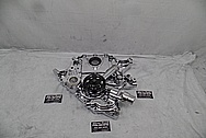 1973 Dodge Duster 6.4L Hemi Aluminum Timing Cover AFTER Chrome-Like Metal Polishing and Buffing Services - Aluminum Polishing 