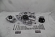 1973 Dodge Duster 6.4L Hemi Aluminum Timing Cover AFTER Chrome-Like Metal Polishing and Buffing Services - Aluminum Polishing 