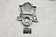 Aluminum Timing Cover AFTER Chrome-Like Metal Polishing and Buffing Services - Aluminum Polishing