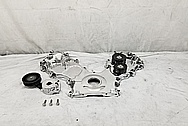 Ford Mustang Cobra DOHC Aluminum Timing Cover AFTER Chrome-Like Metal Polishing and Buffing Services - Aluminum Polishing