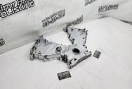 Ford Mustang Aluminum Timing Cover AFTER Chrome-Like Metal Polishing - Aluminum Polishing - Timing Cover Polishing Services