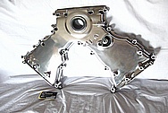 Ford Mustang Cobra V8 DOHC Aluminum Timing Cover AFTER Chrome-Like Metal Polishing and Buffing Services