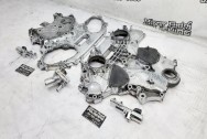 Aluminum Timing Covers AFTER Chrome-Like Metal Polishing - Aluminum Polishing - Timing Cover Polishing Services