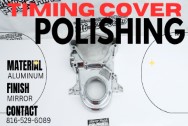 Aluminum Timing Cover AFTER Chrome-Like Metal Polishing | Timing Cover Polishing | Aluminum Polishing Services