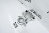 Aluminum Timing Cover AFTER Chrome-Like Metal Polishing | Timing Cover Polishing | Aluminum Polishing Services