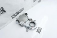 Aluminum Timing Cover AFTER Chrome-Like Metal Polishing | Timing Cover Polishing | Aluminum Polishing Services