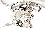 Nissan GTR Aluminum Timing Cover AFTER Chrome-Like Metal Polishing and Buffing Services / Restoration Services