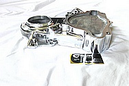 Mopar Performance 340 Engine Aluminum Timing Cover AFTER Chrome-Like Metal Polishing and Buffing Services / Restoration Services 