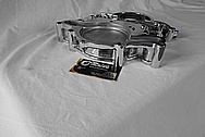 Aluminum V8 Engine Timing Cover AFTER Chrome-Like Metal Polishing and Buffing Services / Restoration Services