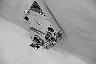 Aluminum V8 Engine Timing Cover AFTER Chrome-Like Metal Polishing and Buffing Services / Restoration Services