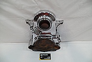 Aluminum V8 Engine Timing Cover AFTER Chrome-Like Metal Polishing and Buffing Services / Restoration Services