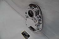 Aluminum V8 Engine Timing Cover AFTER Chrome-Like Metal Polishing and Buffing Services / Restoration Services 