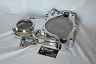 Aluminum V8 Engine Timing Cover AFTER Chrome-Like Metal Polishing and Buffing Services / Restoration Services 