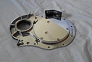Aluminum Timing Cover AFTER Chrome-Like Metal Polishing and Buffing Services / Restoration Services