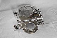 Aluminum Timing Cover AFTER Chrome-Like Metal Polishing and Buffing Services / Restoration Services