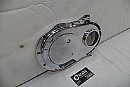 Aluminum Timing Cover AFTER Chrome-Like Metal Polishing and Buffing Services / Restoration Services