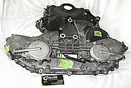 Nissan 350Z Aluminum Engine Timing Cover BEFORE Chrome-Like Metal Polishing and Buffing Services