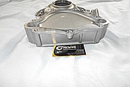 Aluminum V8 Engine Timing Cover BEFORE Chrome-Like Metal Polishing and Buffing Services / Restoration Services