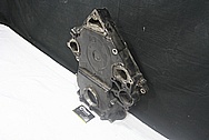 Aluminum V8 Engine Timing Cover BEFORE Chrome-Like Metal Polishing and Buffing Services / Restoration Services