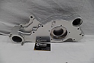 Aluminum V8 Engine Timing Cover AFTER Chrome-Like Metal Polishing and Buffing Services / Restoration Services 