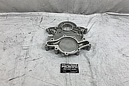 Aluminum Timing Cover BEFORE Chrome-Like Metal Polishing and Buffing Services - Aluminum Polishing 