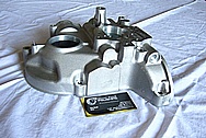 Mazda RX7 Aluminum Timing Cover BEFORE Chrome-Like Metal Polishing and Buffing Services