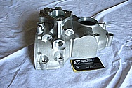 Mazda RX7 Aluminum Timing Cover BEFORE Chrome-Like Metal Polishing and Buffing Services