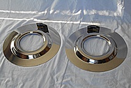 Titanium Pieces AFTER Chrome-Like Metal Polishing and Buffing Services / Restoration Services