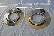 Titanium Pieces AFTER Chrome-Like Metal Polishing and Buffing Services / Restoration Services