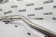 Toyota Supra 2JZ-GTE Titanium 5" Custom Exhaust Sytem AFTER Chrome-Like Metal Polishing and Buffing Services / Restoration Services - Titanium Polishing