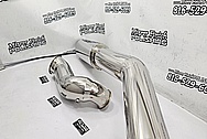 Toyota Supra 2JZ-GTE Titanium 5" Custom Exhaust Sytem AFTER Chrome-Like Metal Polishing and Buffing Services / Restoration Services - Titanium Polishing