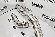 Toyota Supra 2JZ-GTE Titanium 5" Custom Exhaust Sytem AFTER Chrome-Like Metal Polishing and Buffing Services / Restoration Services - Titanium Polishing