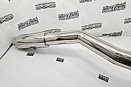 Toyota Supra 2JZ-GTE Titanium 5" Custom Exhaust Sytem AFTER Chrome-Like Metal Polishing and Buffing Services / Restoration Services - Titanium Polishing