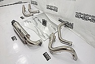 ATV Titanium Exhaust System AFTER Chrome-Like Metal Polishing - Aluminum Polishing - Titanium Polishing Services